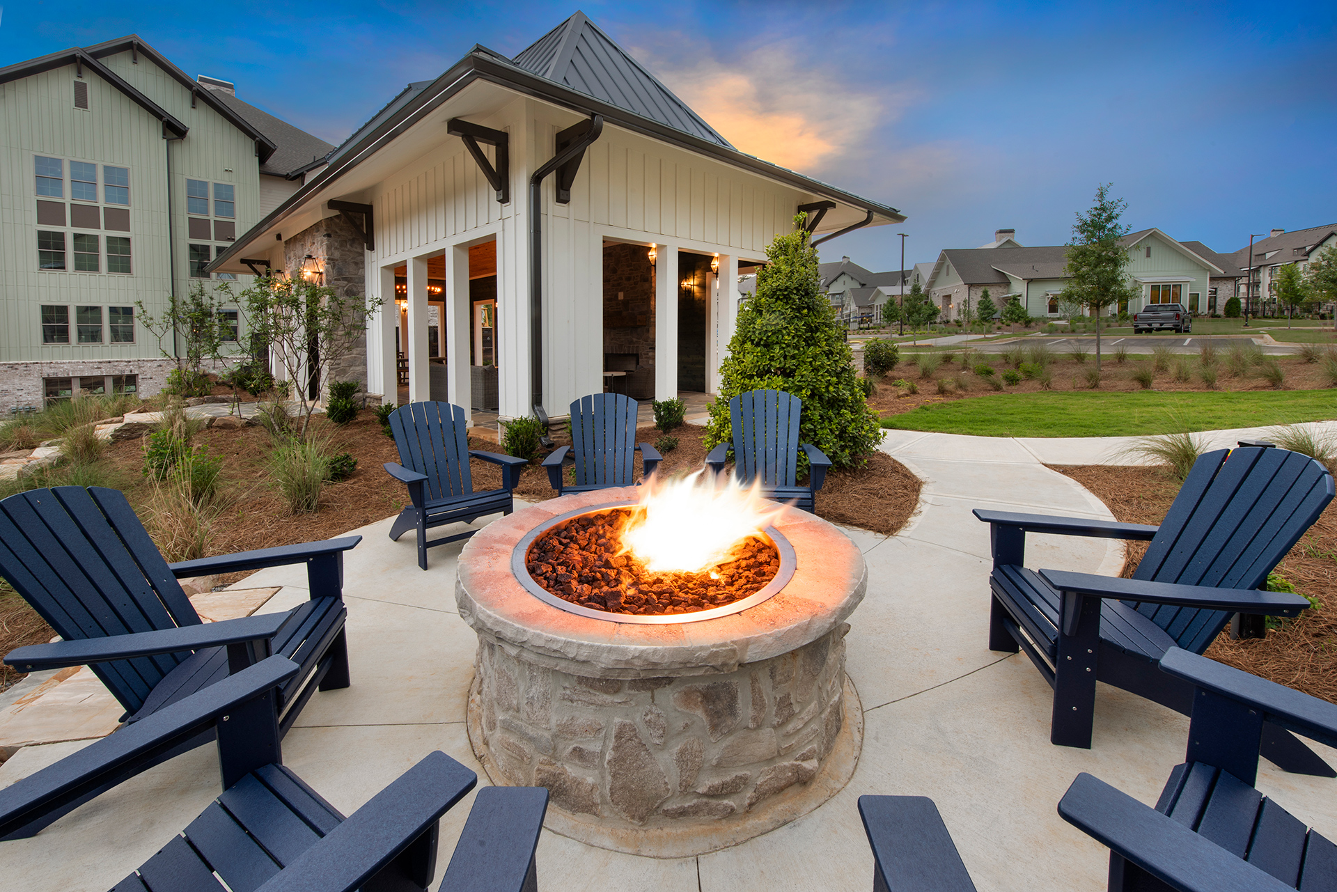 Creek Cabin Fire pit